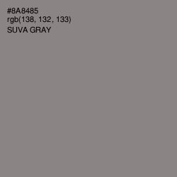 #8A8485 - Suva Gray Color Image